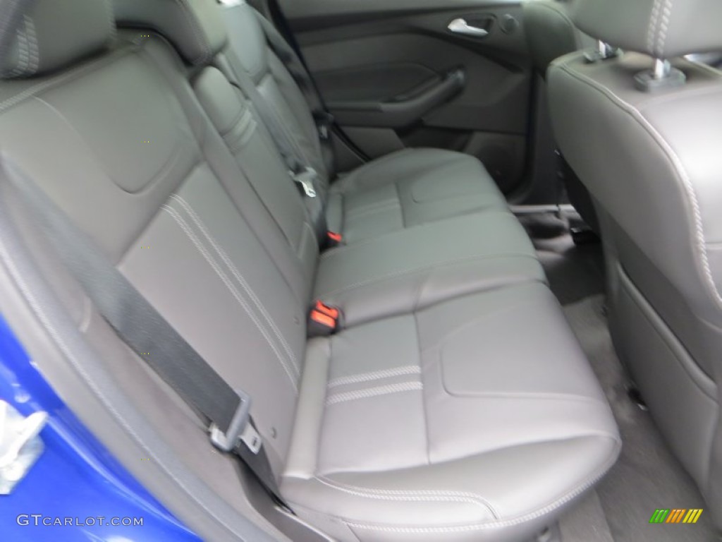 Charcoal Black Interior 2013 Ford Focus Titanium Hatchback Photo #79899729