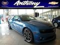 Kinetic Blue Metallic 2013 Chevrolet Camaro SS Hot Wheels Special Edition Coupe