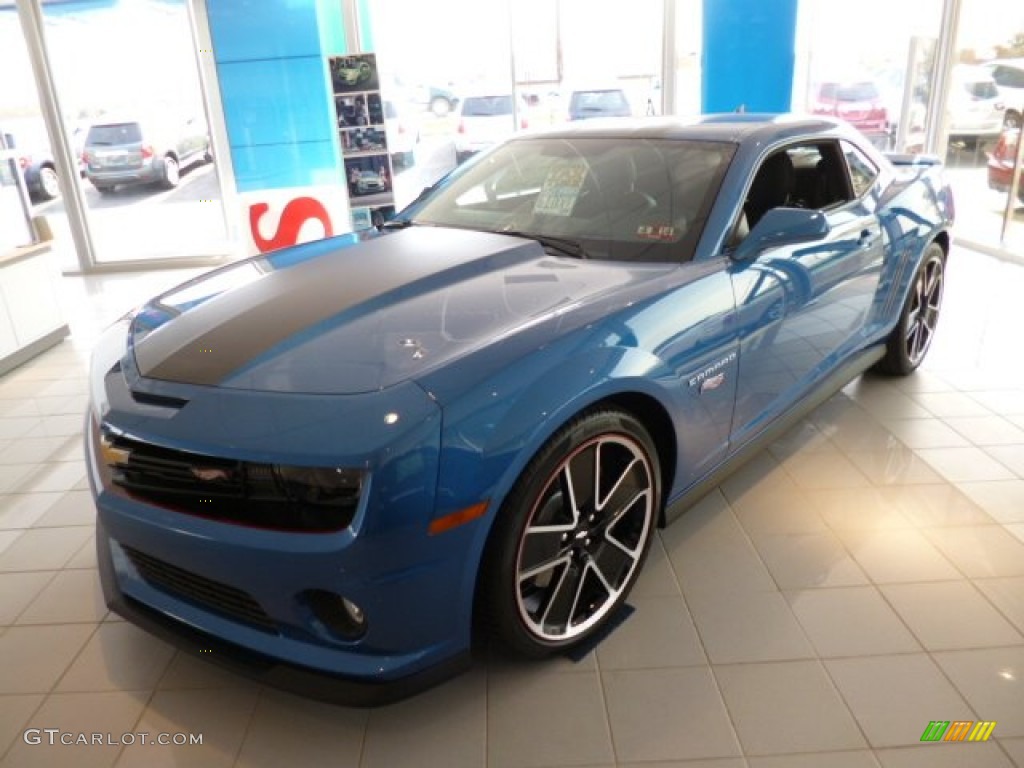 Kinetic Blue Metallic 2013 Chevrolet Camaro SS Hot Wheels Special Edition Coupe Exterior Photo #79899966