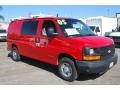 Victory Red 2005 Chevrolet Express 3500 Commercial Van