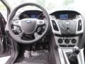 2013 Ford Focus Charcoal Black Interior Dashboard Photo