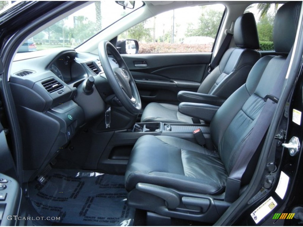 Black Interior 2012 Honda CR-V EX Photo #79901063