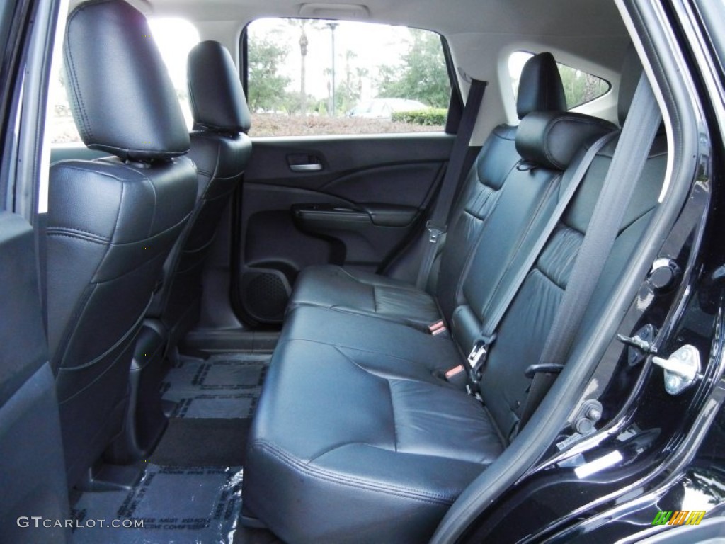 Black Interior 2012 Honda CR-V EX Photo #79901124