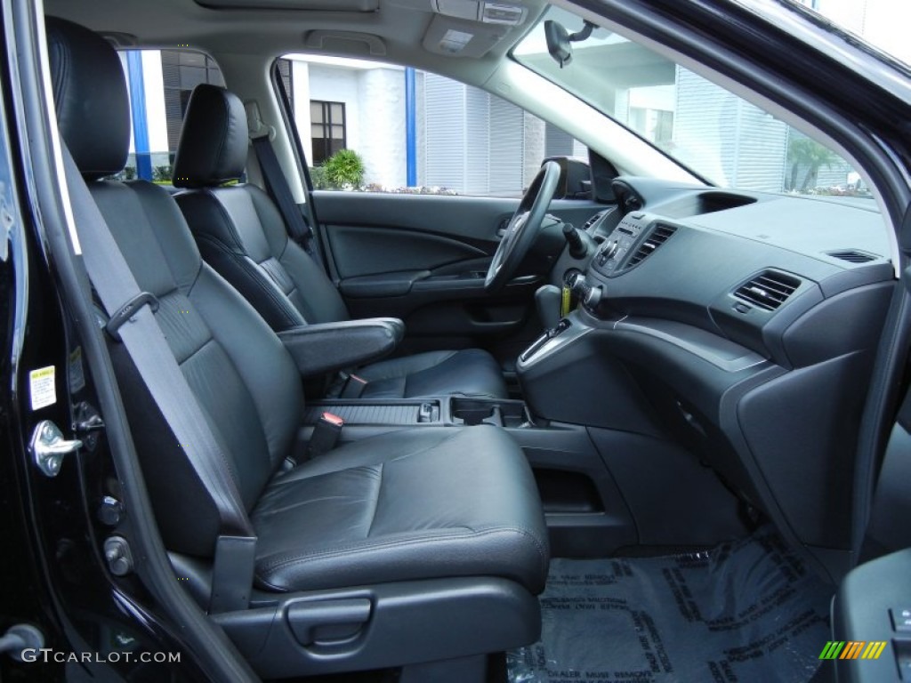 Black Interior 2012 Honda CR-V EX Photo #79901163