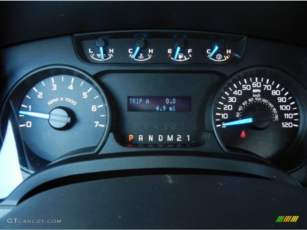 2013 Ford F150 XL Regular Cab Gauges Photo #79901662