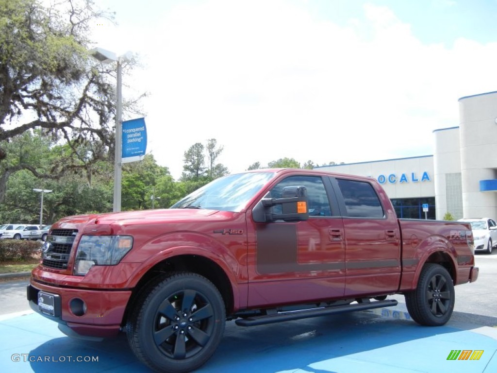 2013 F150 FX2 SuperCrew - Ruby Red Metallic / FX Sport Appearance Black/Red photo #1