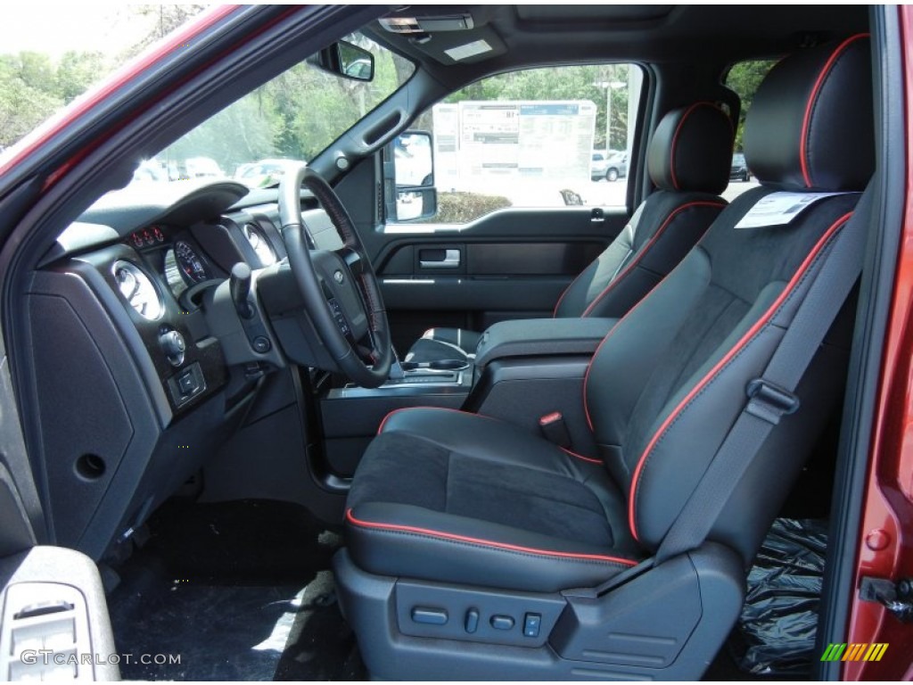 FX Sport Appearance Black/Red Interior 2013 Ford F150 FX2 SuperCrew Photo #79902357