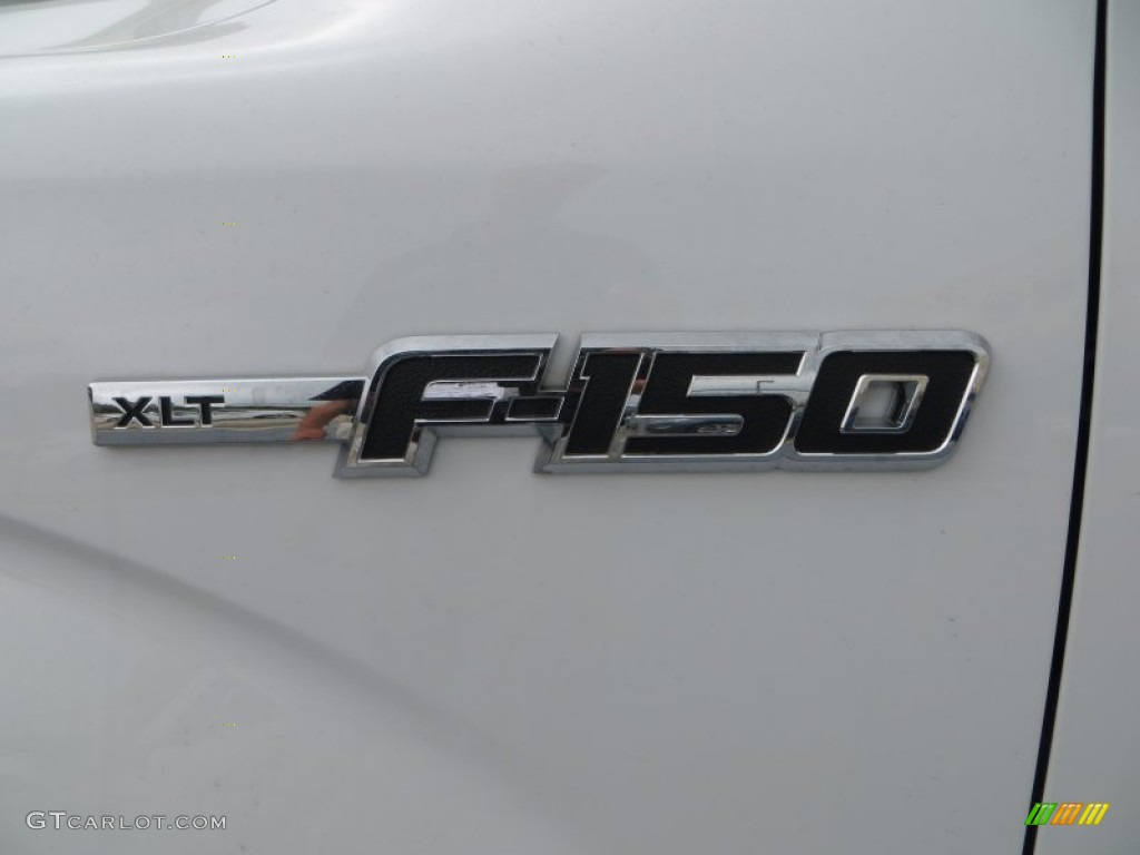 2013 F150 XLT SuperCrew 4x4 - Oxford White / Steel Gray photo #12