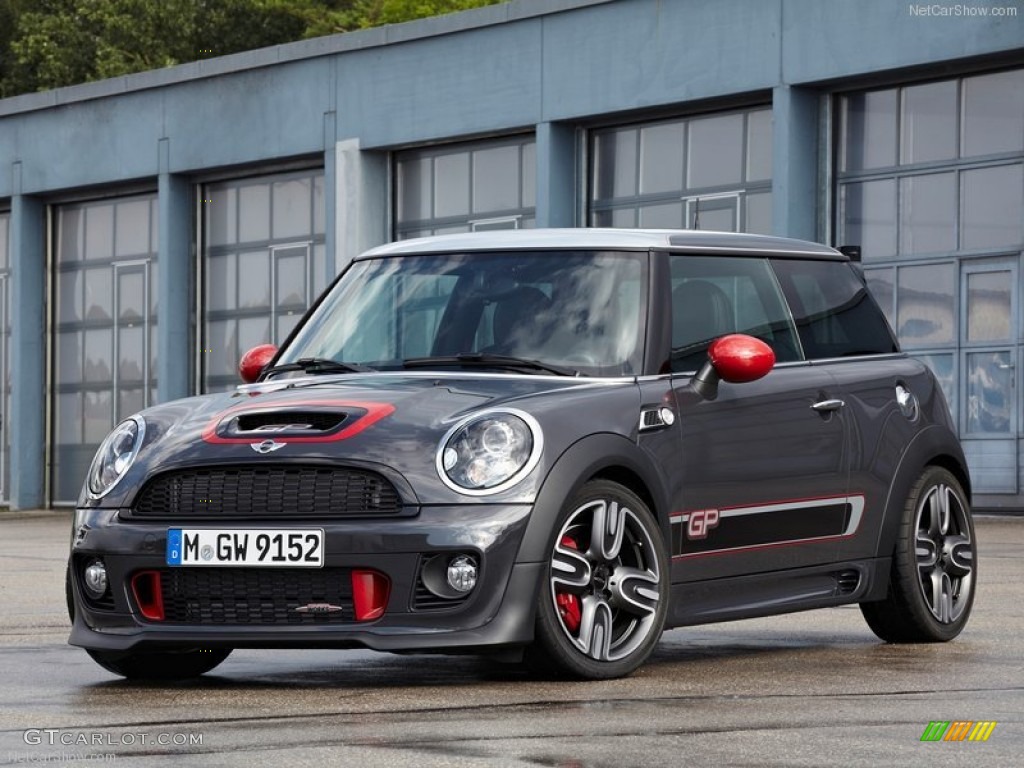 2013 Cooper John Cooper Works GP - Thunder Grey Metallic / GP Recaro Sport Black/Dinamica photo #1