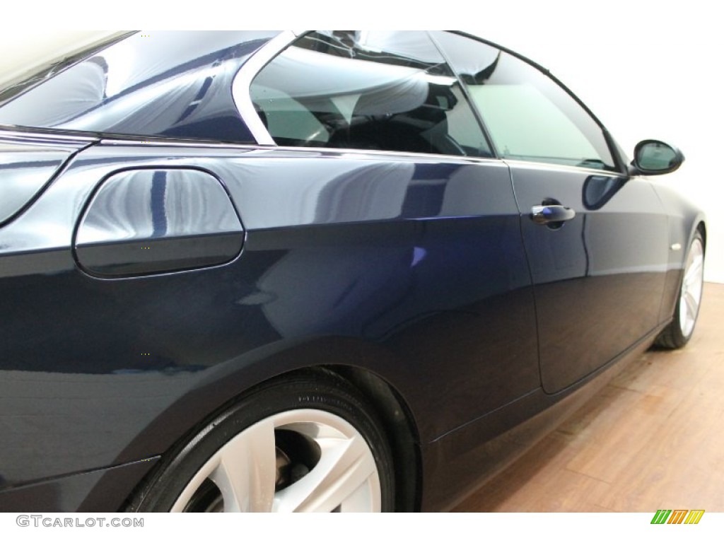 2008 3 Series 335i Convertible - Monaco Blue Metallic / Black photo #16