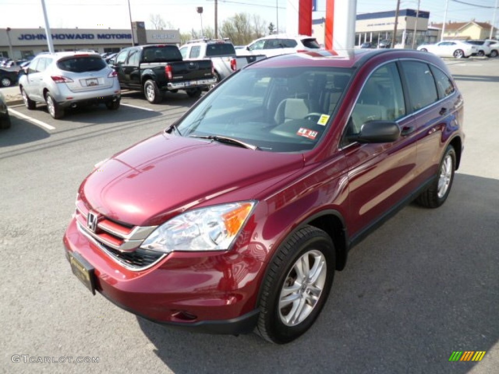 2010 CR-V EX - Tango Red Pearl / Gray photo #3