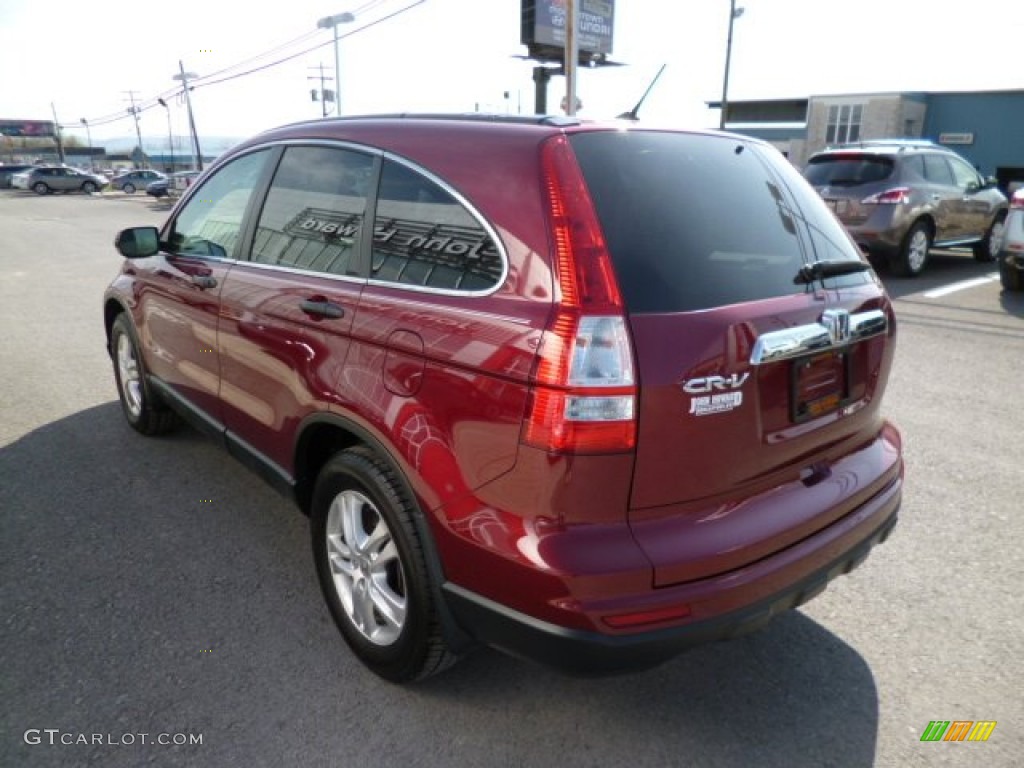 2010 CR-V EX - Tango Red Pearl / Gray photo #9