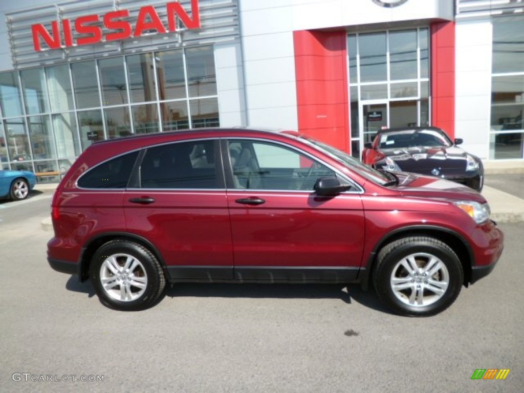 2010 CR-V EX - Tango Red Pearl / Gray photo #12