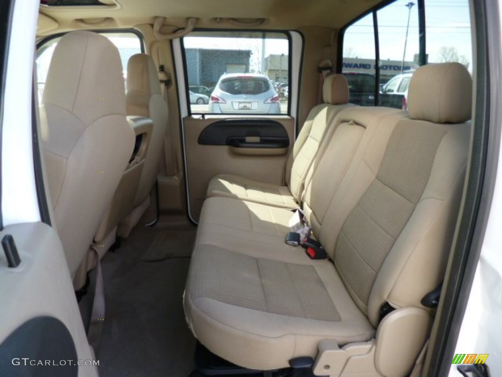 2005 F250 Super Duty FX4 Crew Cab 4x4 - Oxford White / Tan photo #6