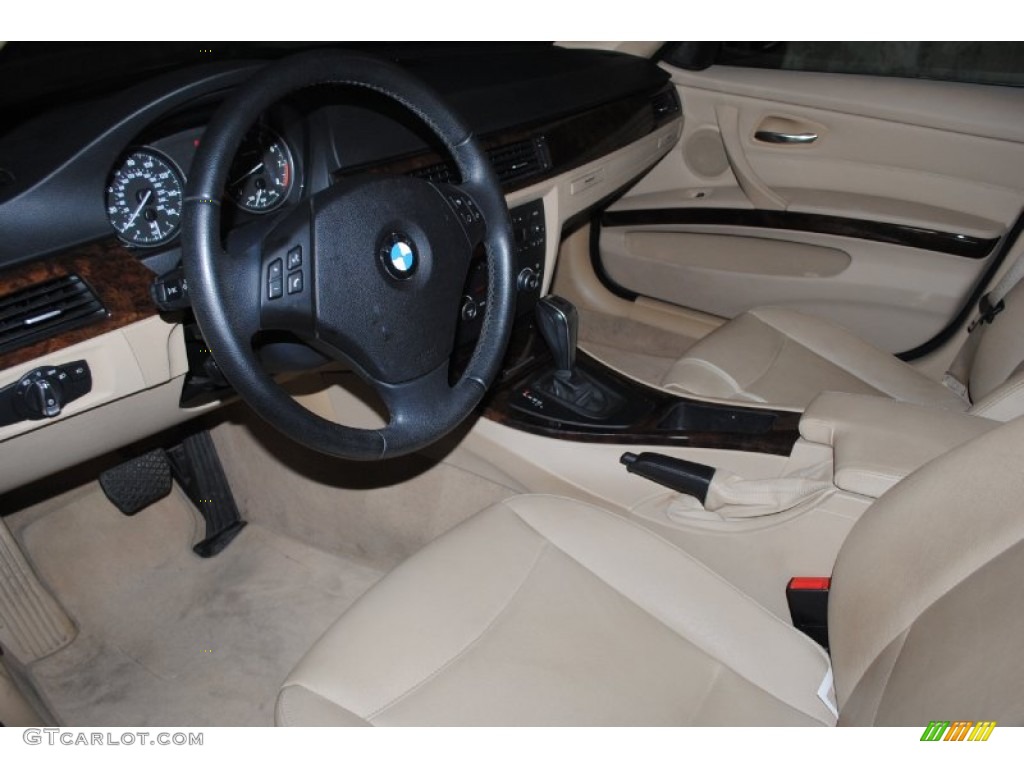 2009 3 Series 335i Sedan - Black Sapphire Metallic / Beige photo #11