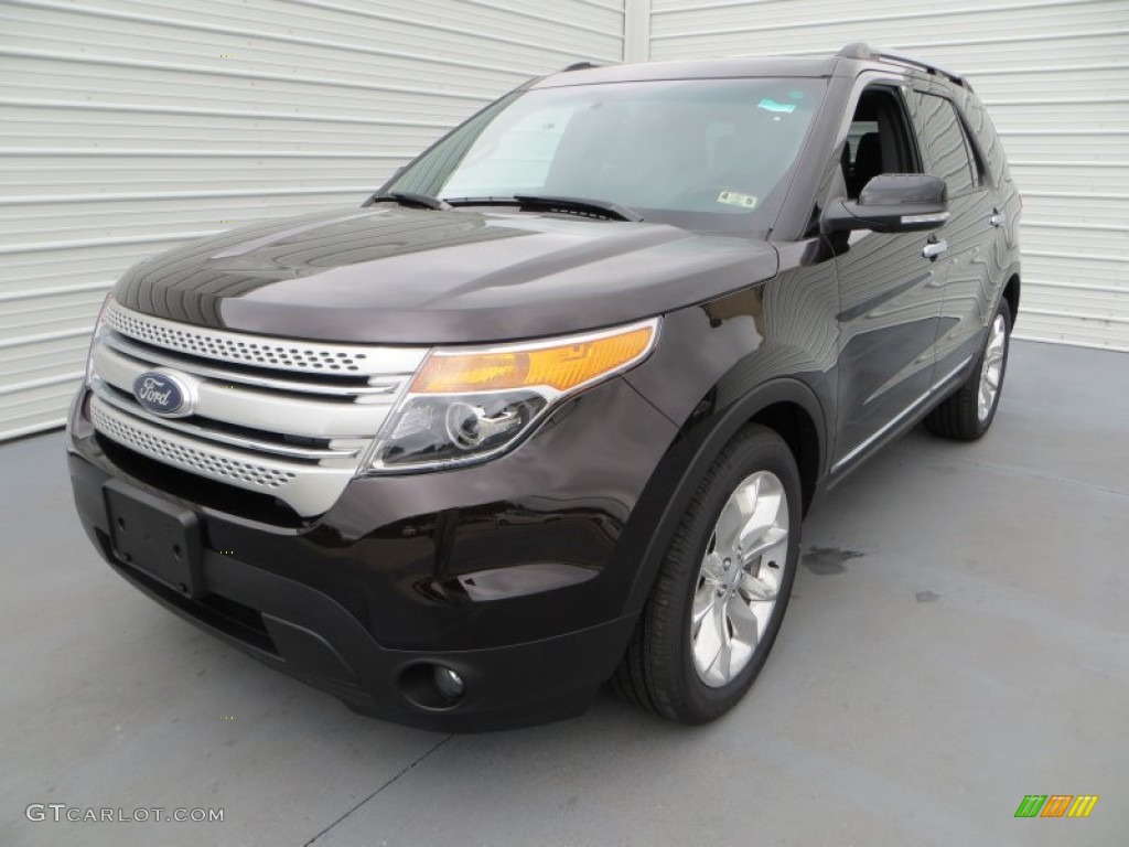 2013 Explorer XLT - Kodiak Brown Metallic / Charcoal Black photo #7