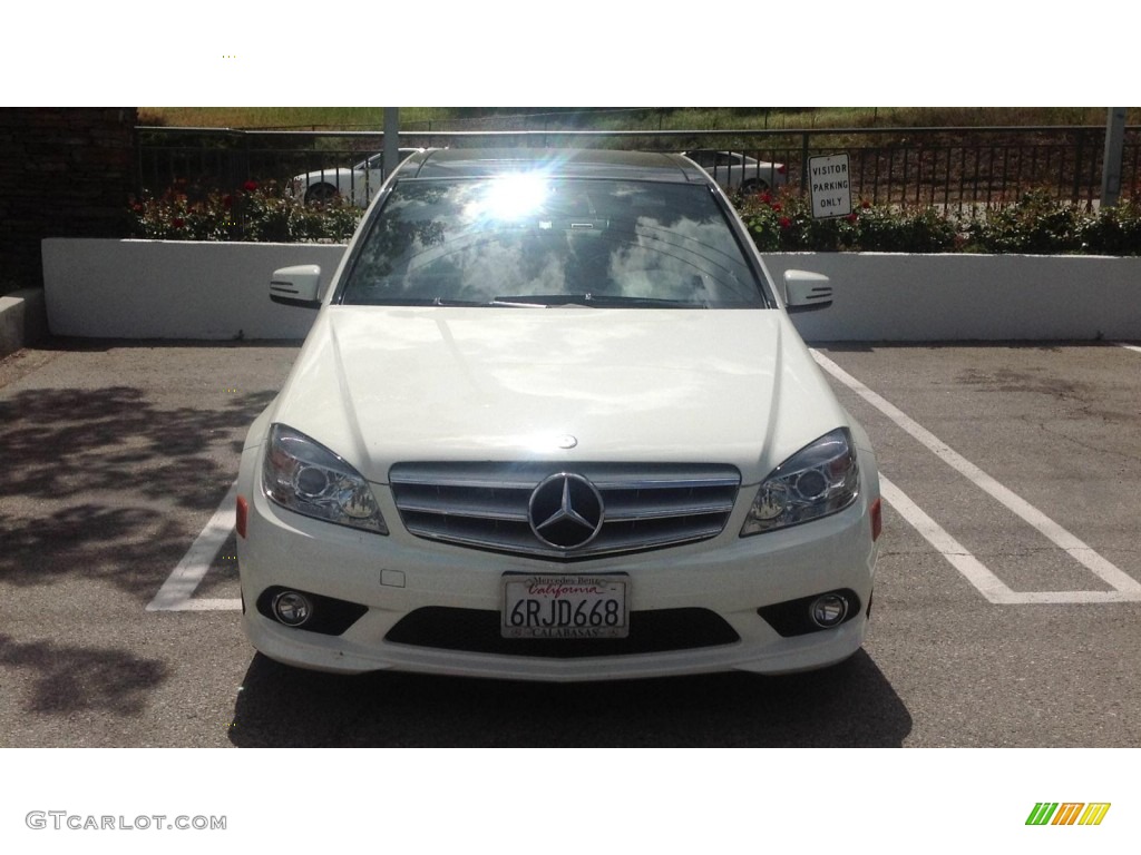 2010 C 300 Luxury - Arctic White / Black photo #1