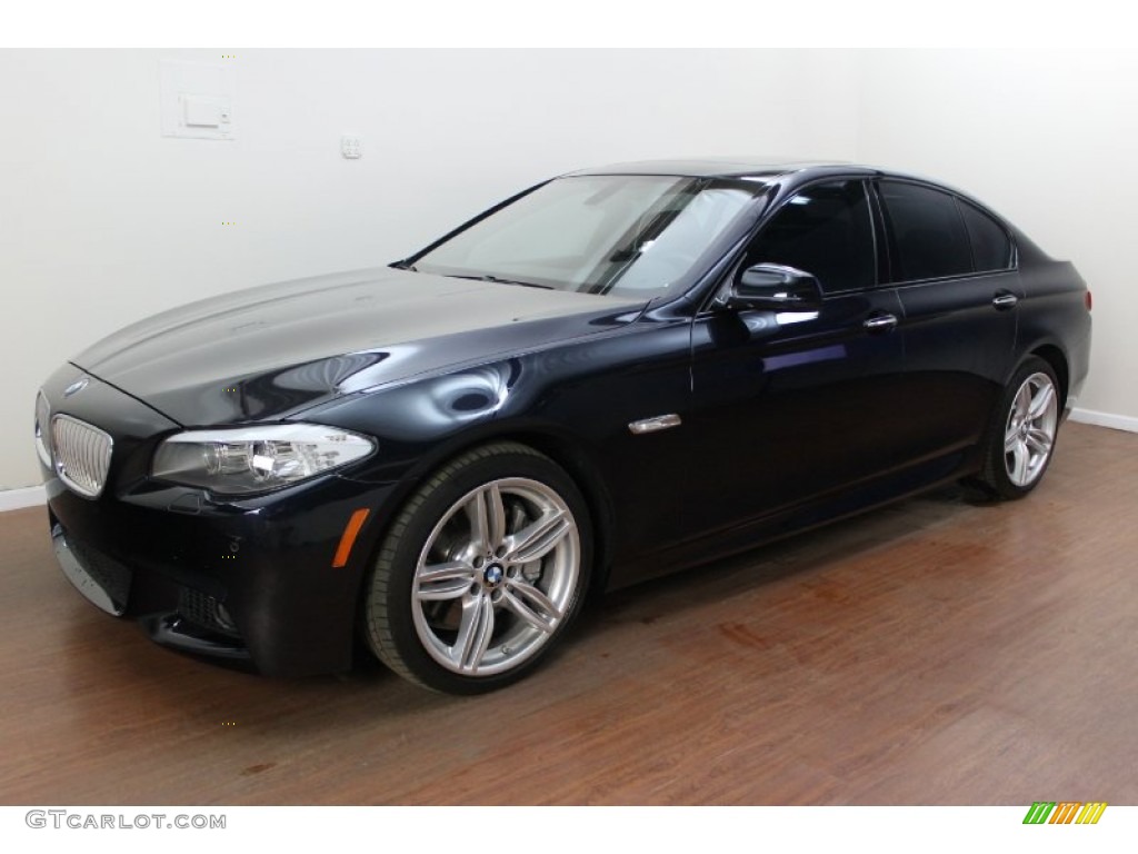 Carbon Black Metallic 2011 BMW 5 Series 550i Sedan Exterior Photo #79906458
