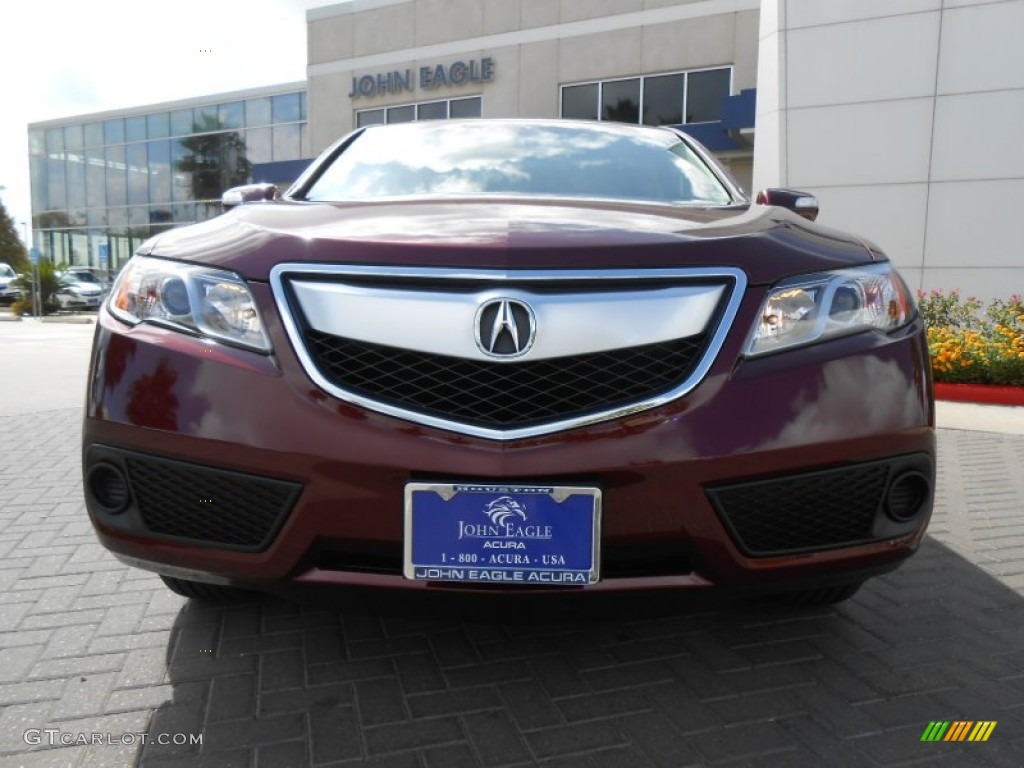2013 RDX AWD - Basque Red Pearl II / Parchment photo #2