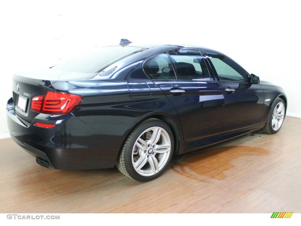 Carbon Black Metallic 2011 BMW 5 Series 550i Sedan Exterior Photo #79906501