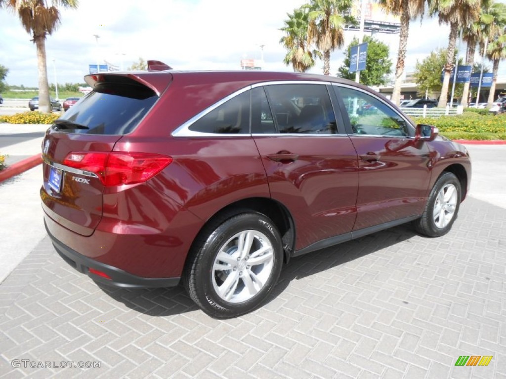 2013 RDX AWD - Basque Red Pearl II / Parchment photo #7