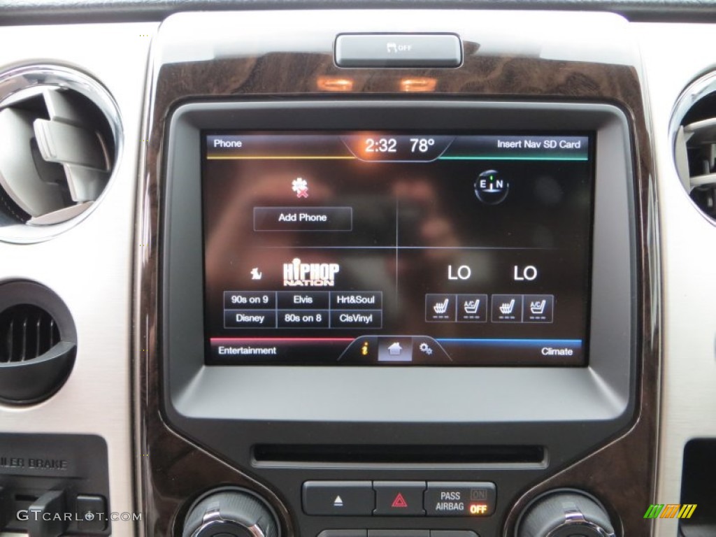 2013 Ford F150 Platinum SuperCrew Controls Photo #79907036