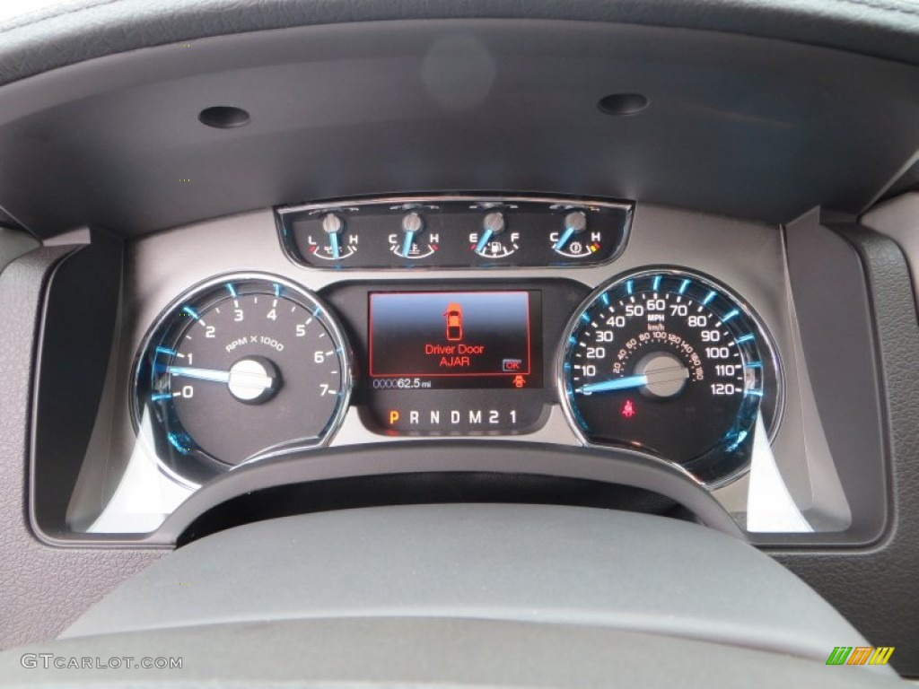 2013 Ford F150 Platinum SuperCrew Gauges Photo #79907156