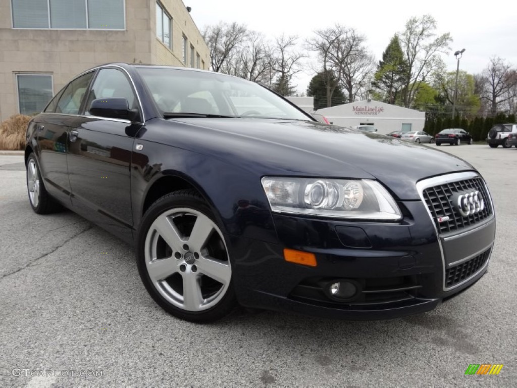 Night Blue Pearl Effect 2008 Audi A6 3.2 quattro Sedan Exterior Photo #79908708