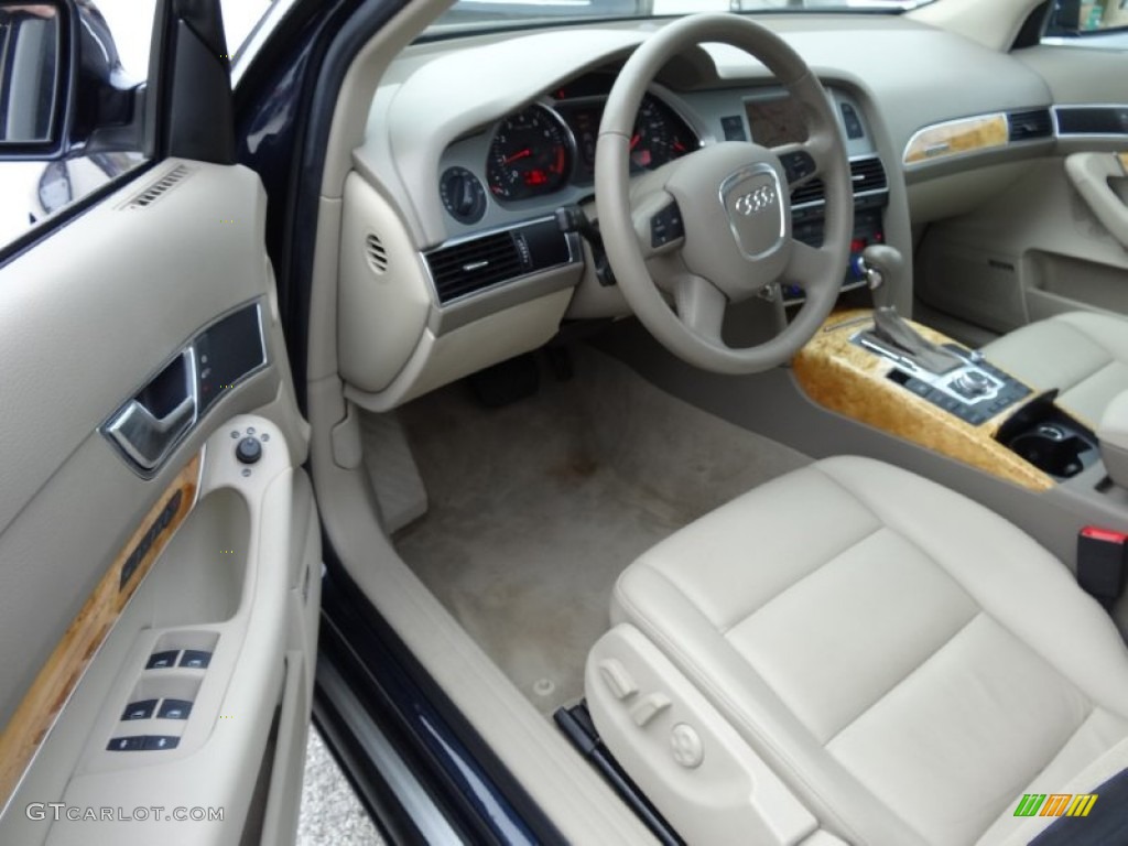 Cardamom Beige Interior 2008 Audi A6 3.2 quattro Sedan Photo #79908918
