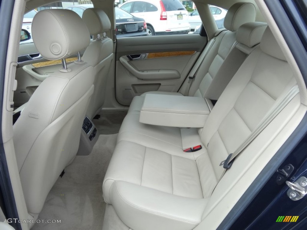 2008 Audi A6 3.2 quattro Sedan Rear Seat Photo #79909170