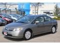 2008 Galaxy Gray Metallic Honda Civic Hybrid Sedan  photo #1