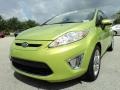 2011 Lime Squeeze Metallic Ford Fiesta SES Hatchback  photo #14