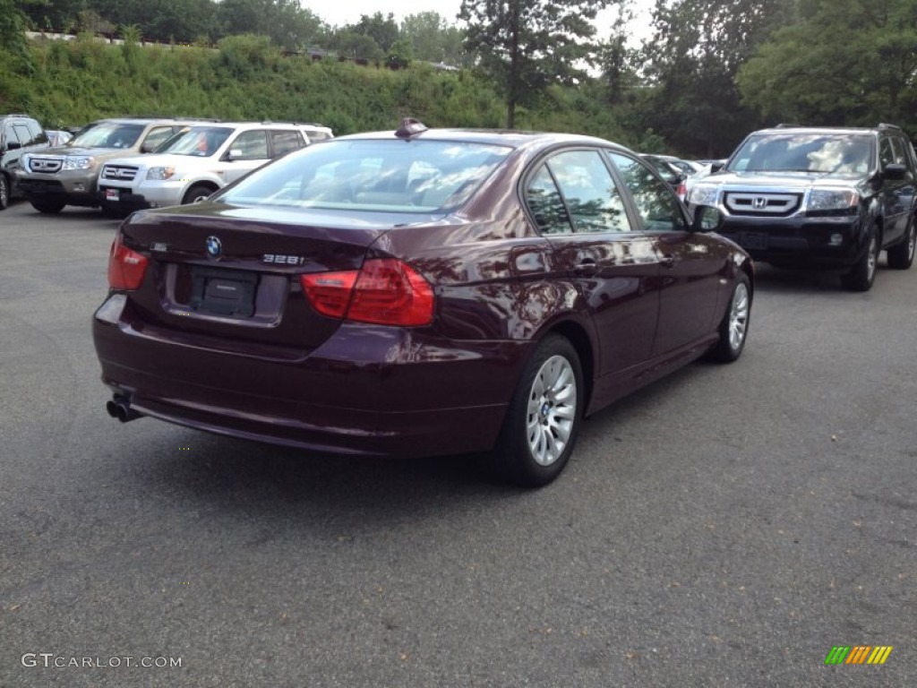 2009 3 Series 328i Sedan - Crimson Red / Oyster Dakota Leather photo #6