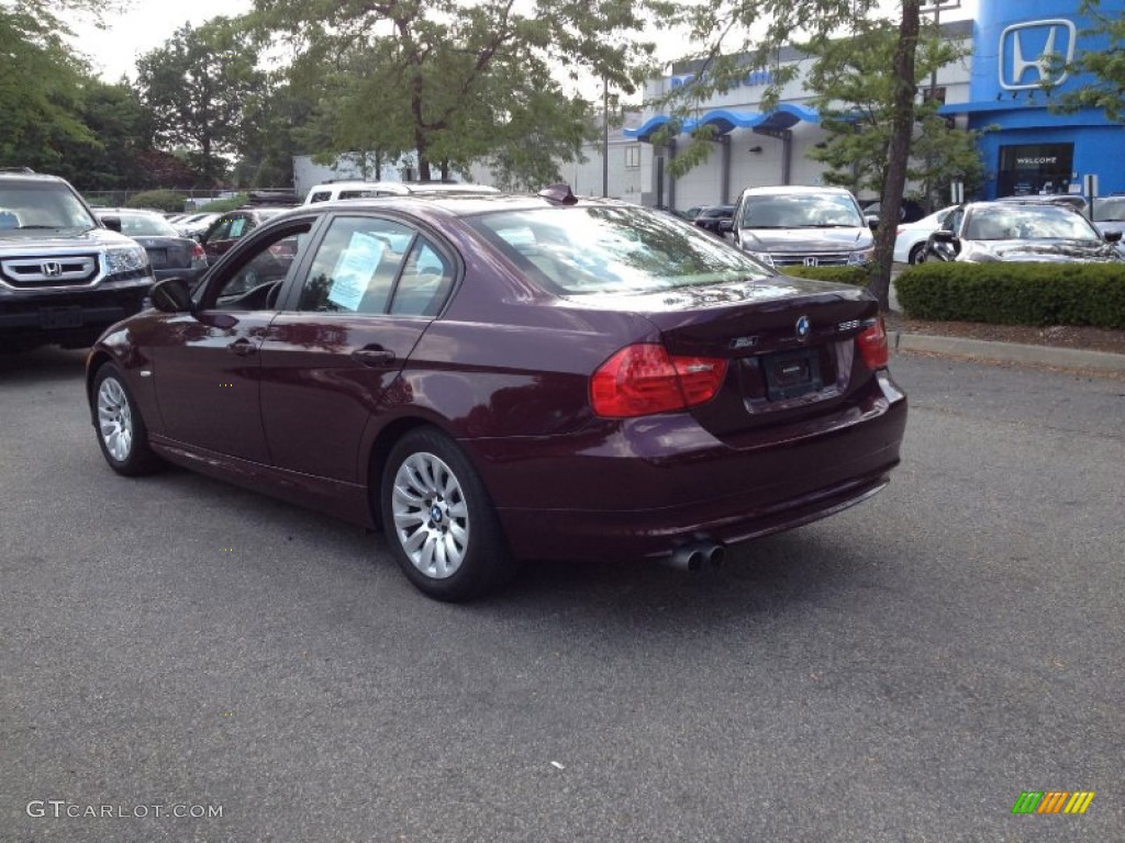 2009 3 Series 328i Sedan - Crimson Red / Oyster Dakota Leather photo #8