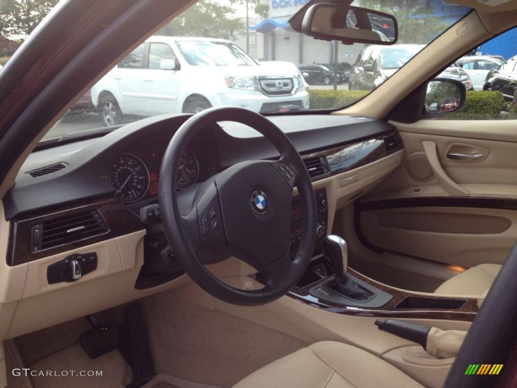 2009 3 Series 328i Sedan - Crimson Red / Oyster Dakota Leather photo #16