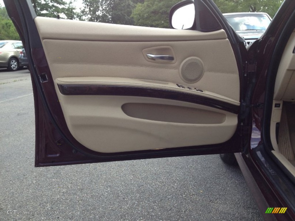 2009 3 Series 328i Sedan - Crimson Red / Oyster Dakota Leather photo #17