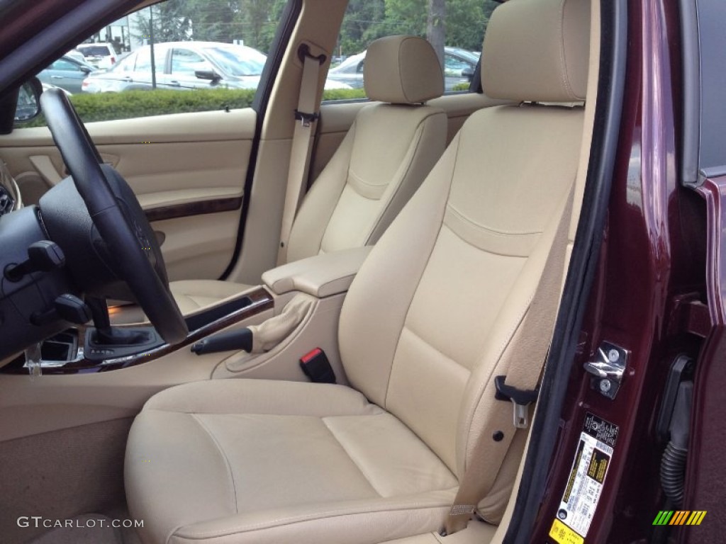 2009 3 Series 328i Sedan - Crimson Red / Oyster Dakota Leather photo #19