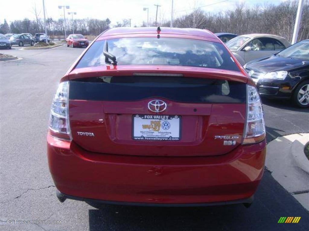 2009 Prius Hybrid - Barcelona Red Metallic / Dark Gray photo #4