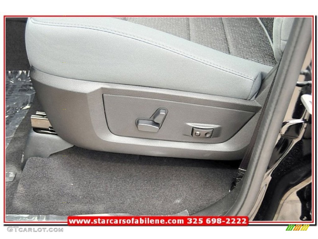 2013 1500 SLT Quad Cab - Black / Black/Diesel Gray photo #13