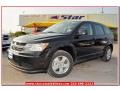 2013 Brilliant Black Crystal Pearl Dodge Journey American Value Package  photo #1
