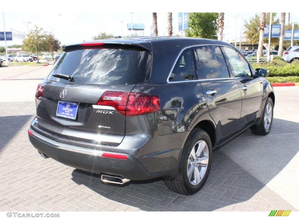 2013 MDX SH-AWD Technology - Graphite Luster Metallic / Graystone photo #8