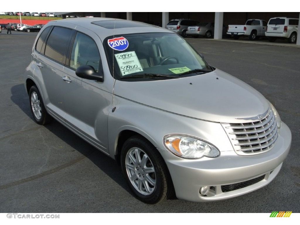 2007 PT Cruiser Limited - Bright Silver Metallic / Pastel Slate Gray photo #1