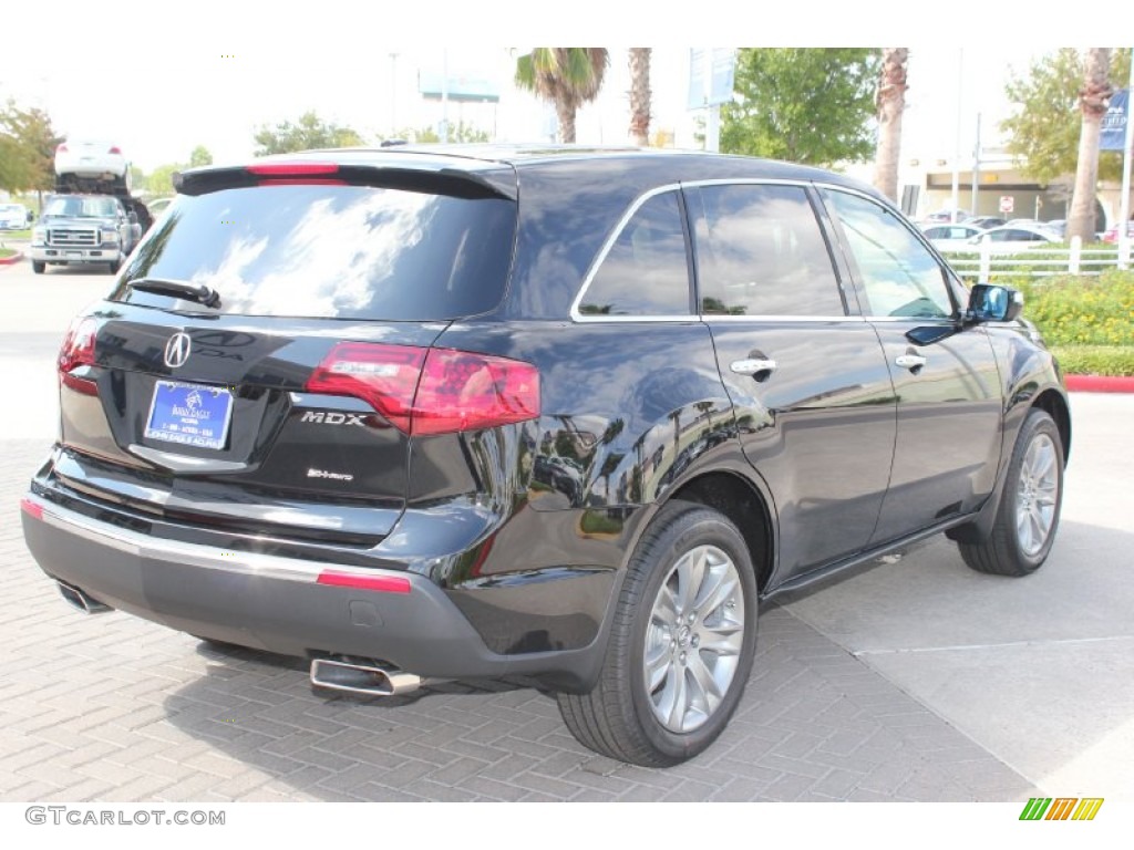 2013 MDX SH-AWD Advance - Crystal Black Pearl / Ebony photo #7
