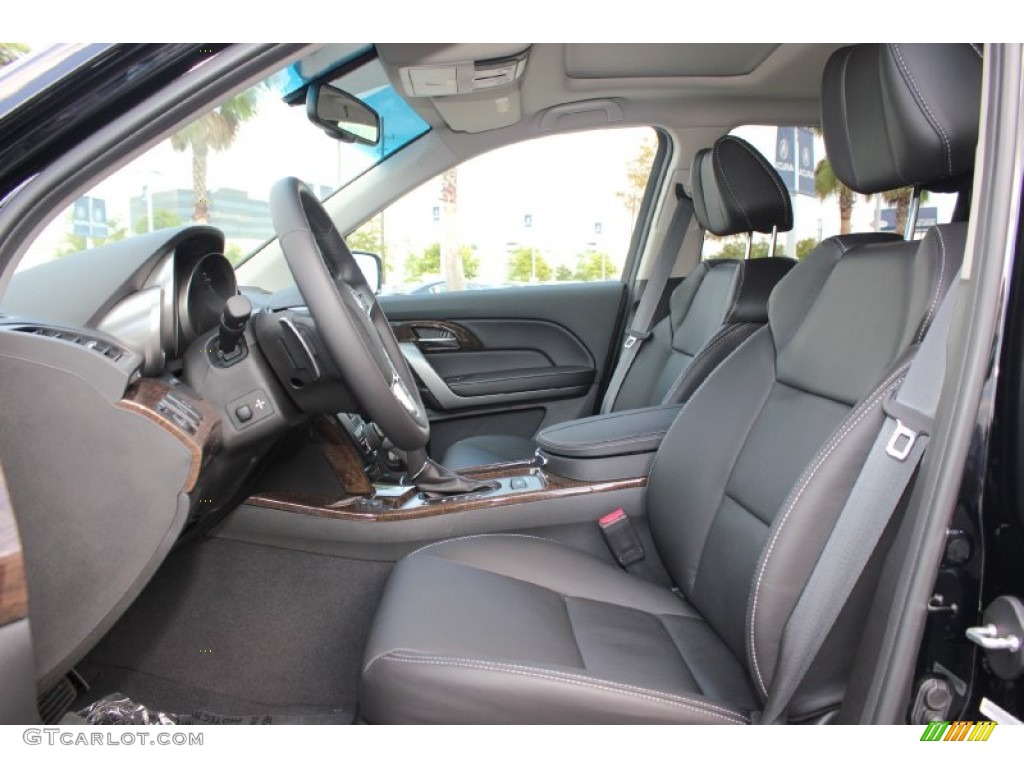 2013 MDX SH-AWD Advance - Crystal Black Pearl / Ebony photo #10