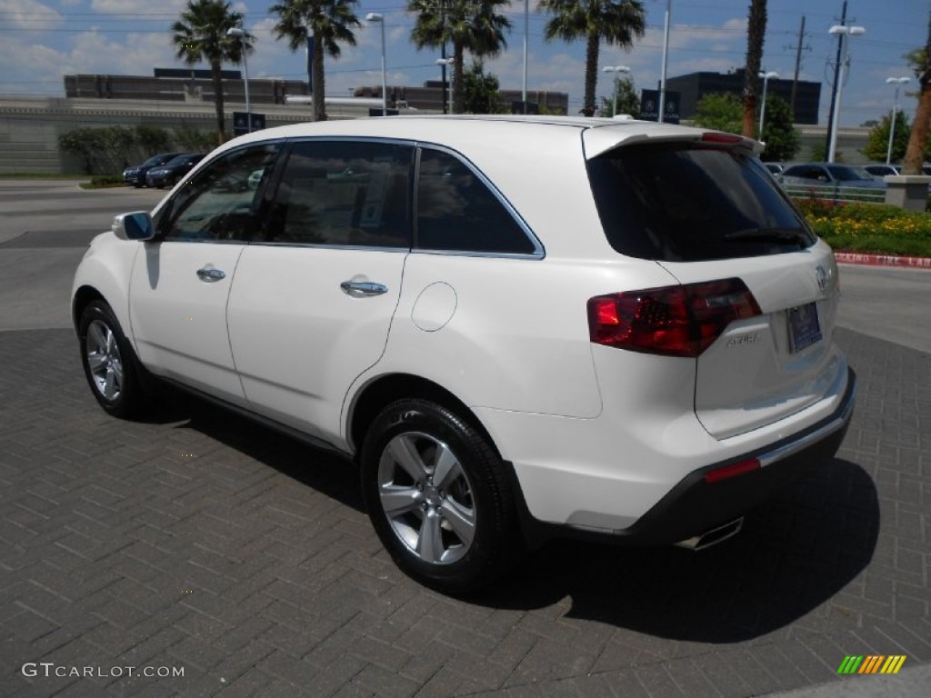 2013 MDX SH-AWD - Aspen White Pearl / Parchment photo #7