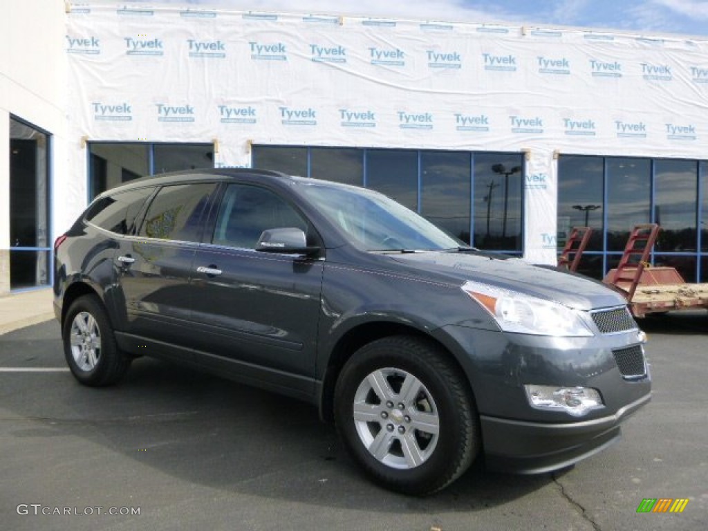 2011 Traverse LT AWD - Cyber Gray Metallic / Ebony/Ebony photo #1