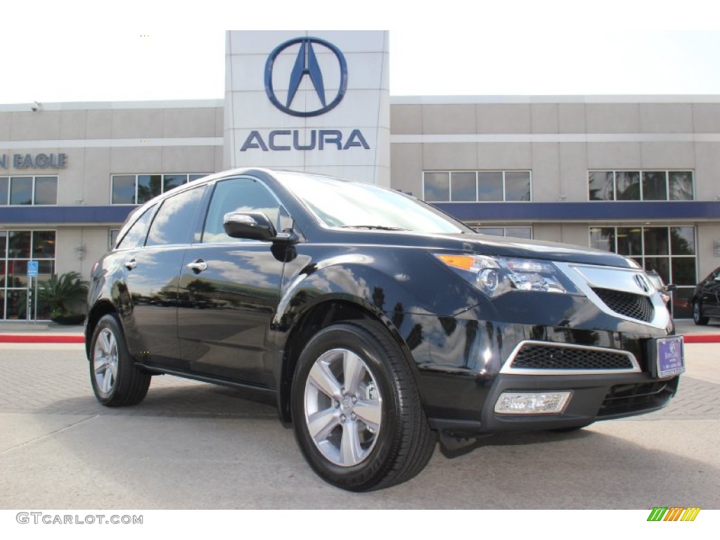 2013 MDX SH-AWD - Crystal Black Pearl / Graystone photo #1