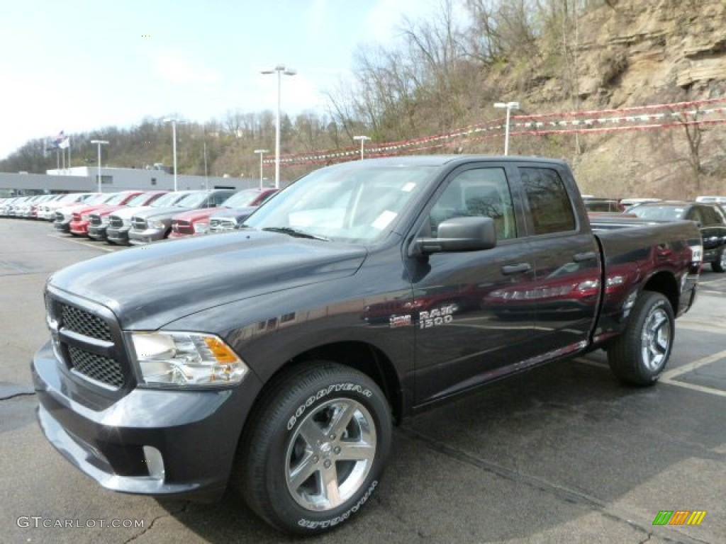 2013 1500 Express Quad Cab 4x4 - Maximum Steel Metallic / Black/Diesel Gray photo #1