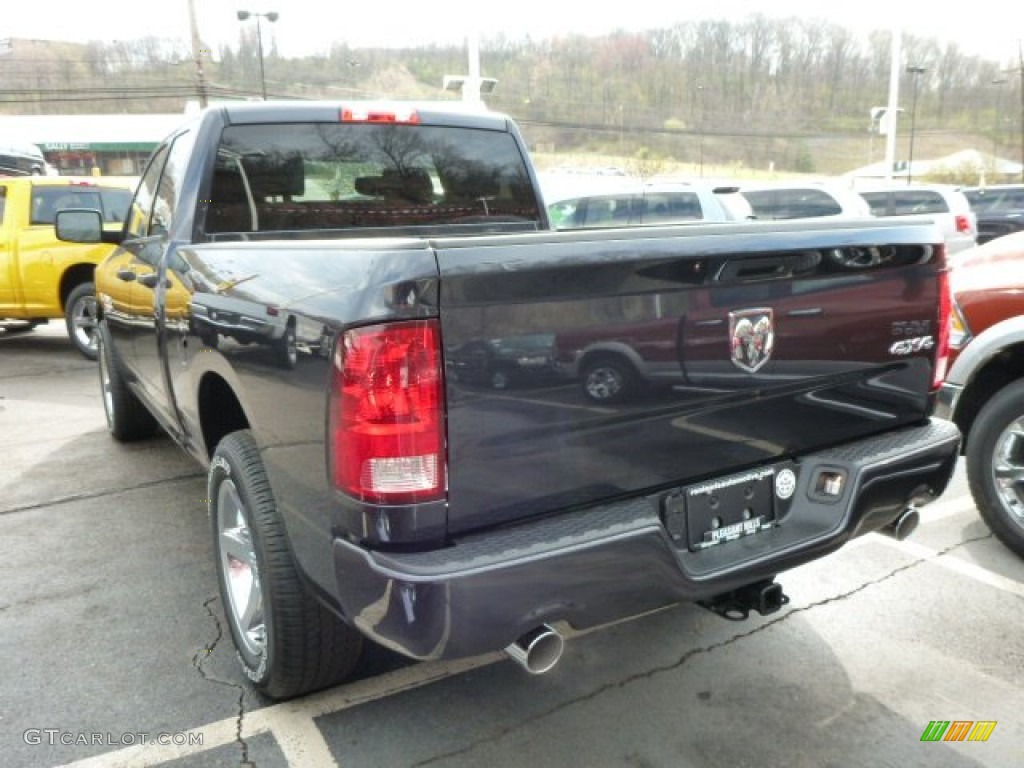 2013 1500 Express Quad Cab 4x4 - Maximum Steel Metallic / Black/Diesel Gray photo #3