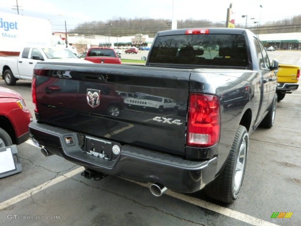 2013 1500 Express Quad Cab 4x4 - Maximum Steel Metallic / Black/Diesel Gray photo #5